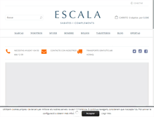 Tablet Screenshot of escalasabates.cat